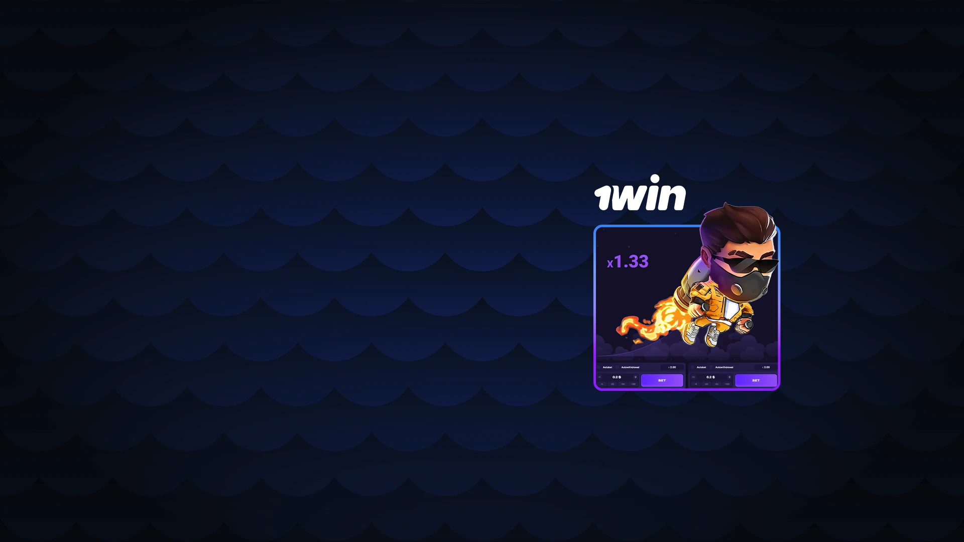 Show off your skills in the Lucky Jet game from 1Win Casino.