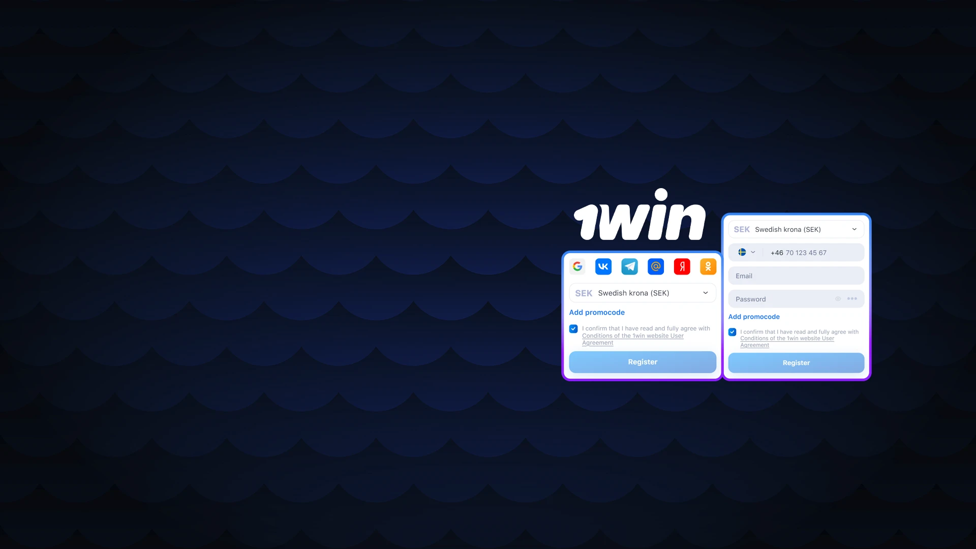 Try 1Win's quick registration, which can be handled by all levels of users.