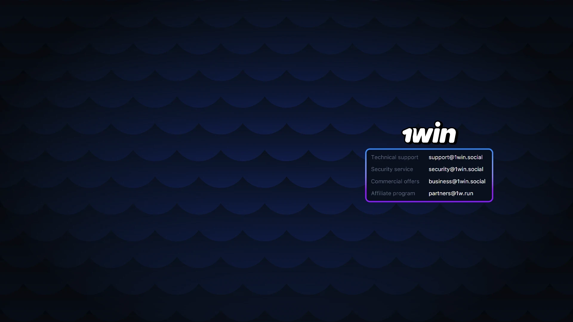Explore the contacts available at 1Win casino to get in touch.
